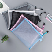 Fermoar din plastic Dosar pentru fișiere PVC A5 Geantă de arhivare pentru documente Cutie pentru documente Carți de accesorii Geanta de depozitare Rechizite de birou etui pentru creion