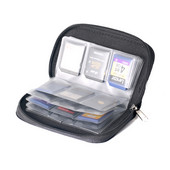 1 gab. Atmiņas kartes uzglabāšanas soma pārnēsāšanas soma turētājs Maks 22 sloti CF/SD/Micro SD/SDHC/MS/DS Spēļu piederumiem Atmiņas kartes kaste