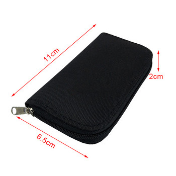 Τσάντα αποθήκευσης κάρτας μνήμης 1 τμχ Θήκη μεταφοράς Πορτοφόλι 22 υποδοχές για CF/SD/Micro SD/SDHC/MS/DS Αξεσουάρ παιχνιδιών Κουτί κάρτας μνήμης