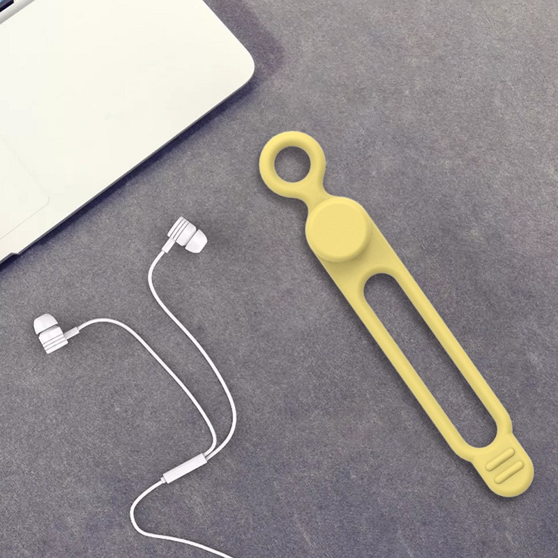 5 vnt Silikoninio duomenų kabelio laikymo laikiklio laikiklio spaustukas USB laidas ausinių kabelis Ptotector saugyklos laikiklis telefono kabelio surišimo juosta