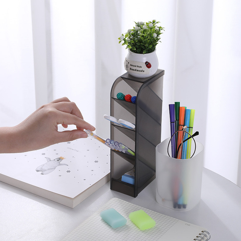 Nauja „Ins Office“ darbalaukio tvarkyklės dėžutė, pieštukų laikymo priemonė, vonios kambario kosmetikos šepetėlių laikiklis, papuošalų dovanų dėžutė