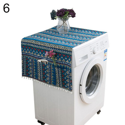 Ģeometriski rombveida putekļu pārsegi Veļas mašīnas pārsegi Ledusskapja putekļi ar kabatas kokvilnas putekļu vākiem Mājas tīrīšana