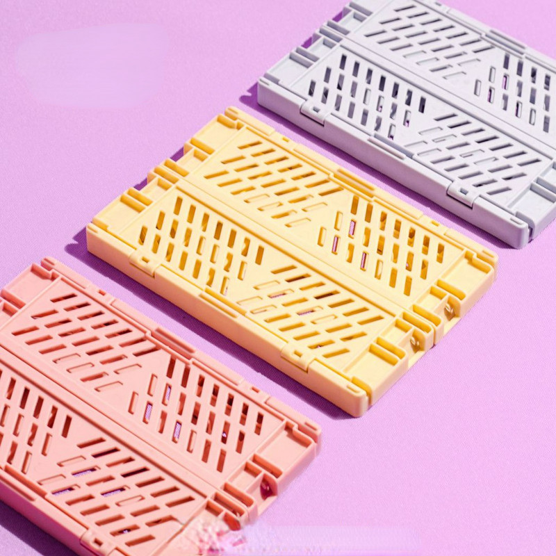 Plastični sklopivi sanduk za pohranu Sklopiva kutija Košara koja se može složiti Slatka šminka Kutije za igračke za nakit Kutije za pohranu Organizator Prijenosni