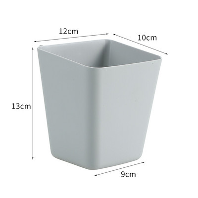 Mājsaimniecības aizmugurē piekarināms plastmasas glabāšanas grozs Virtuve Vannas istaba Mini organizatori mazām lietām, pārnēsājama uzglabāšanas kaste