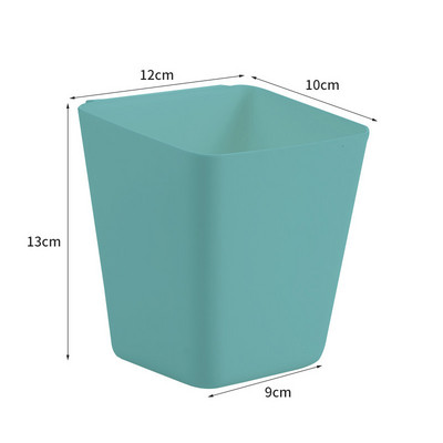 Mājsaimniecības aizmugurē piekarināms plastmasas glabāšanas grozs Virtuve Vannas istaba Mini organizatori mazām lietām, pārnēsājama uzglabāšanas kaste