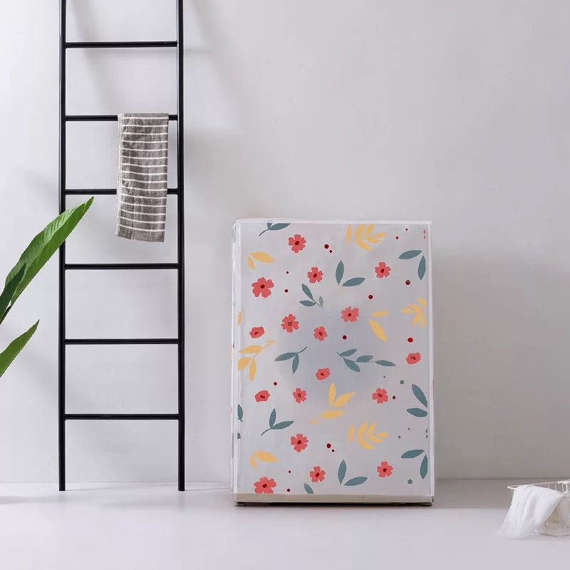 Automaatne rullpesuri kate pesumasina kate päikesekaitsetoote pesumasin veekindel tolmukate eesmine ülaosa avatud