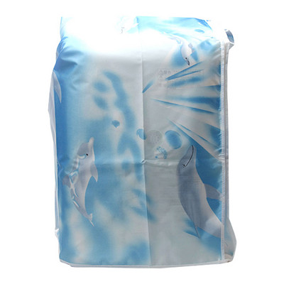 Vonios kambario gėlėmis margintas užtrauktuko dėklo apdaila Dulkėms atsparus priekyje įkraunamas skalbimo mašinos dangtis Priedas Mielas, lengvai valomas namas