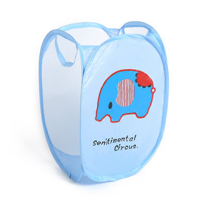 Saliekams veļas grozs Vannas istabas apģērbs Tīkla glabāšanas soma Netīrās veļas šķirošana Grozs Bērnu Rotaļlietas Dažādi Uzglabāšana Organizēt