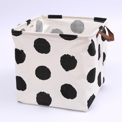 Puuvillane ja linane kokkupandav hoiukorv Laste mänguasjade hoiukast Kangast mitmesuguste asjade hoiukorv Pesukorvi hoiukorv