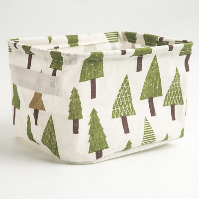 Kokvilnas lina galddatora glabāšanas grozs dažādi piederumi uzglabāšanas kaste ar rokturi, rakstāmgalda kosmētikas organizators bērniem Rotaļlietas Grāmatas Biroja kancelejas preces