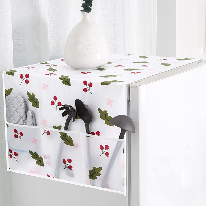 Veļas mašīnas vāks Ūdensizturīgs putekļu necaurlaidīgs aizsargs Ledusskapis Veļas mašīnas piederumi Funda Lavadora PEVA putekļu pārsegs