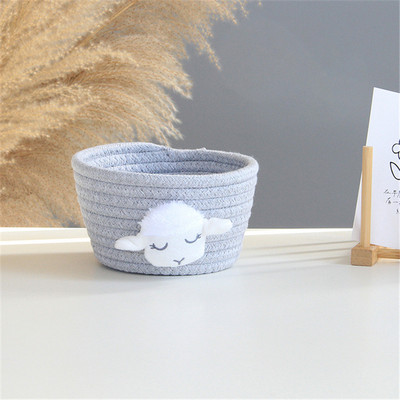 3 izmēra multfilmu dzīvnieki, ar rokām austi glabāšanas grozi, rotaļlietas, darbvirsmas organizators.