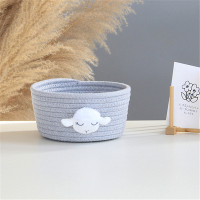 3 izmēra multfilmu dzīvnieki, ar rokām austi glabāšanas grozi, rotaļlietas, darbvirsmas organizators.