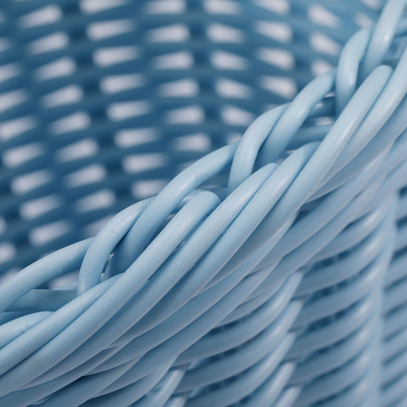 4 tk / komplekt Jalgrattakorv rotangist vitstest Tehke jalgrattakorv kellukeste vooderdustega Lastele täiskasvanutele mõeldud juhtraua kandekott hoiukotti