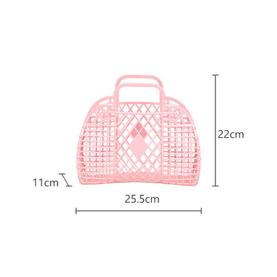 Mājsaimniecības salokāmi dažādi piederumi Uzglabāšanas grozi Sieviešu aplauzums Želejas maisiņš Dārzeņu grozs Dobs želejas soma meitenei lielas ietilpības rokassomiņa