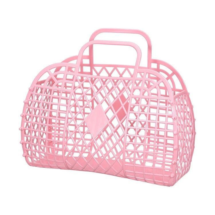 Mājsaimniecības salokāmi dažādi piederumi Uzglabāšanas grozi Sieviešu aplauzums Želejas maisiņš Dārzeņu grozs Dobs želejas soma meitenei lielas ietilpības rokassomiņa