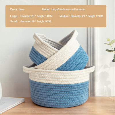 Katės ausies formos stalinis laikymo krepšelis Medvilniniai lininiai drabužiai Kosmetika Įvairios reikmenys Žaislų saugykla miegamojo komodos namų dekoravimui