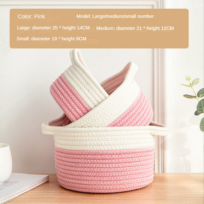 Katės ausies formos stalinis laikymo krepšelis Medvilniniai lininiai drabužiai Kosmetika Įvairios reikmenys Žaislų saugykla miegamojo komodos namų dekoravimui