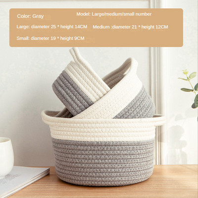 Katės ausies formos stalinis laikymo krepšelis Medvilniniai lininiai drabužiai Kosmetika Įvairios reikmenys Žaislų saugykla miegamojo komodos namų dekoravimui