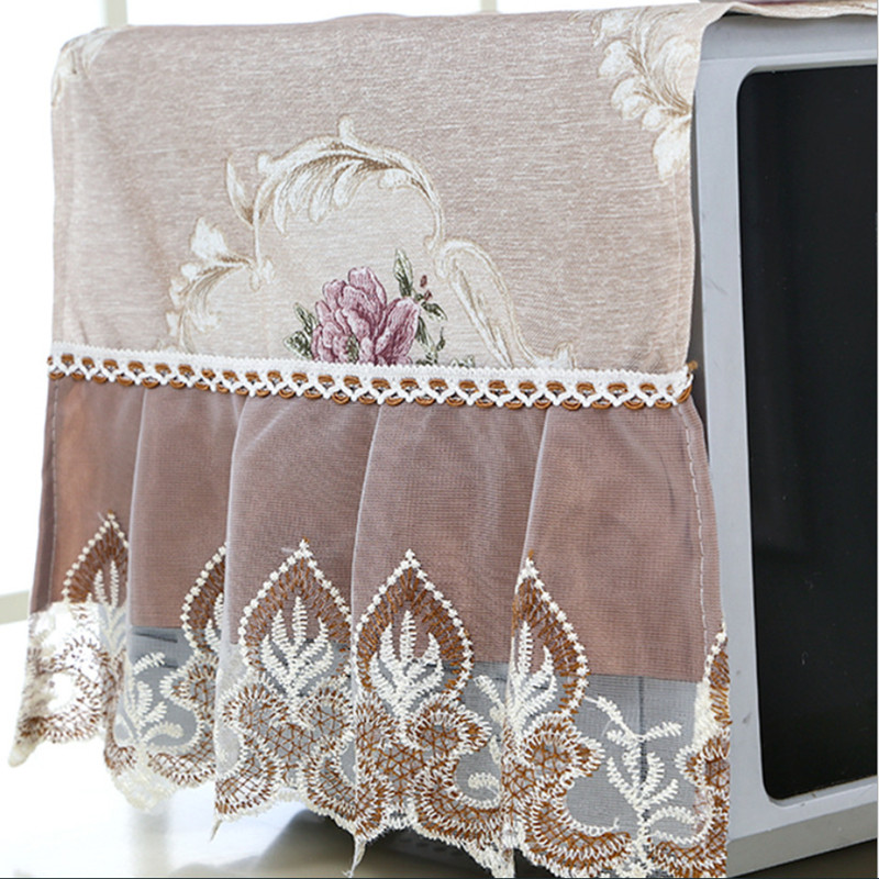 Mikroviļņu putekļu pārsegs Ziemeļvalstu mežģīņu apdrukā mikroviļņu putekļu pārsegs audums kabata ūdensnecaurlaidīgs cepeškrāsns pārsegs dvieļi putekļu necaurlaidīgi