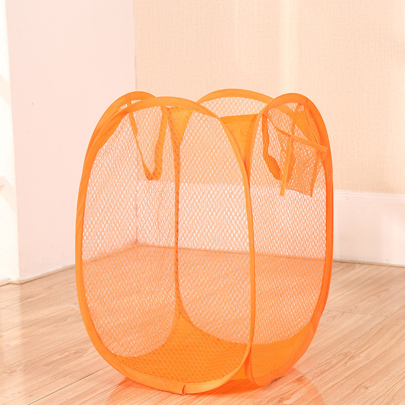 Saliekams veļas glabāšanas grozs Mājsaimniecības netīro apģērbu soma Viegls neilons Tīkla krāsa Tīkls Veļas grozs Dažādi piederumi Organizācija