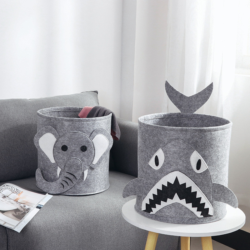 Bērnu Rotaļlietas Organizators Kabata Karikatūra dzīvnieku bērnu rotaļlietu uzglabāšanas kaste Veļas grozs Drēbes Dažādi Uzglabāšanas grozi