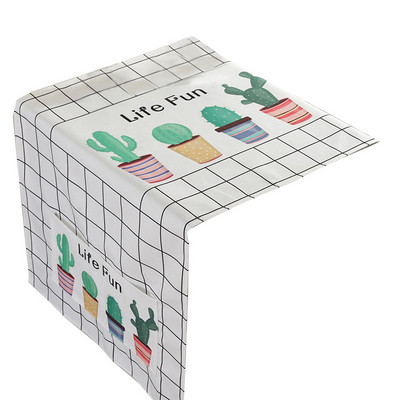 Mūsdienīgs Ziemeļvalstu mikroviļņu putekļu vāks Cepeškrāsns pārsegs Mikroviļņu pārsegs Ledusskapis Protecor mājas dekors ar piekarināmu maisiņu jauks