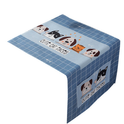 Mūsdienīgs Ziemeļvalstu mikroviļņu putekļu vāks Cepeškrāsns pārsegs Mikroviļņu pārsegs Ledusskapis Protecor mājas dekors ar piekarināmu maisiņu jauks