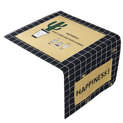 Mūsdienīgs Ziemeļvalstu mikroviļņu putekļu vāks Cepeškrāsns pārsegs Mikroviļņu pārsegs Ledusskapis Protecor mājas dekors ar piekarināmu maisiņu jauks