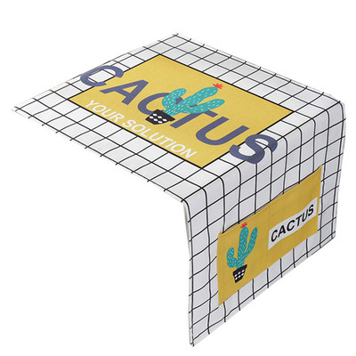 Mūsdienīgs Ziemeļvalstu mikroviļņu putekļu vāks Cepeškrāsns pārsegs Mikroviļņu pārsegs Ledusskapis Protecor mājas dekors ar piekarināmu maisiņu jauks