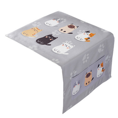 Mūsdienīgs Ziemeļvalstu mikroviļņu putekļu vāks Cepeškrāsns pārsegs Mikroviļņu pārsegs Ledusskapis Protecor mājas dekors ar piekarināmu maisiņu jauks