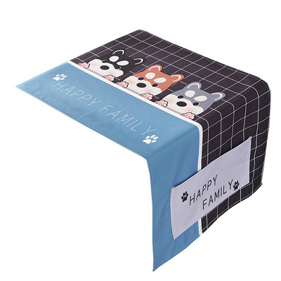 Mūsdienīgs Ziemeļvalstu mikroviļņu putekļu vāks Cepeškrāsns pārsegs Mikroviļņu pārsegs Ledusskapis Protecor mājas dekors ar piekarināmu maisiņu jauks