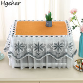 Mikroviļņu krāsns pārsegi viss iekļauts mežģīņu dekoratīvais putekļu pārsegs mājsaimniecības virtuve, eļļas necaurlaidīgs pretapaugšanas ledusskapis universāls