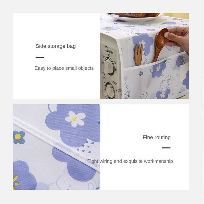 Putekļu necaurlaidīgs cepeškrāsns vāks Ūdensizturīgs Mitrumaizturīgs dvielis Putekļu necaurlaidīgs eļļas necaurlaidīgs mikroviļņu putekļu pārsegs Mikroviļņu krāsns pārsegs Putekļu necaurlaidīgs