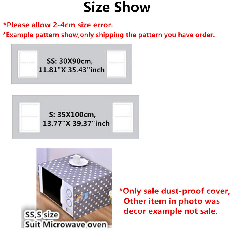 Ημέρα των Ευχαριστιών Γεωμετρικά καρό λινό καλύμματα σκόνης για φούρνο μικροκυμάτων Φθινοπωρινή συγκομιδή Maple Pumpkin Print Dust Protector