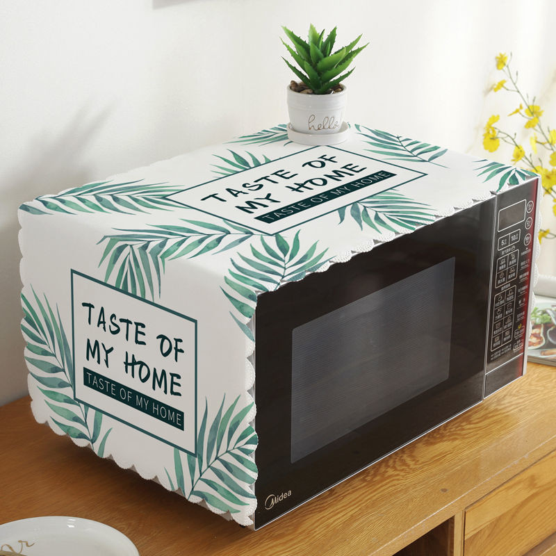 Mikroviļņu krāsns putekļu vāks Eļļas necaurlaidīgs, šļakatu necaurlaidīgs cepeškrāsns pārsega audums Universāls ūdensnecaurlaidīgs pārsegs Virtuves piederumi