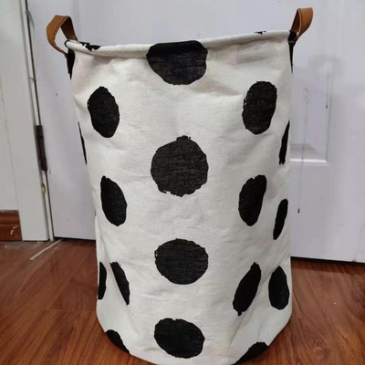 Nordic Style Sub Storage Box Audums Netīro apģērbu grozs Saliekams Glabāšanas spainis Veļas grozs Rotaļlietu apģērbu uzglabāšanas grozs