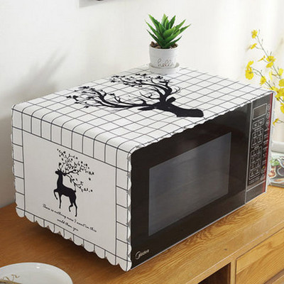 GoodTop 1 kom. Poklopac za prašinu za mikrovalnu pećnicu Šareni, jednostavni, moderni poklopac za pećnicu Modni kuhinjski dodaci