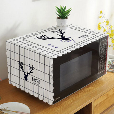 GoodTop 1 kom. Poklopac za prašinu za mikrovalnu pećnicu Šareni, jednostavni, moderni poklopac za pećnicu Modni kuhinjski dodaci