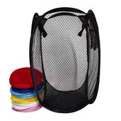 Összehajtható ruhatároló kosarak Hálós mosás Piszkos ruhák Mosókosár Hordozható egyéb cikkek Szervező Játékkonténer Tárolódoboz