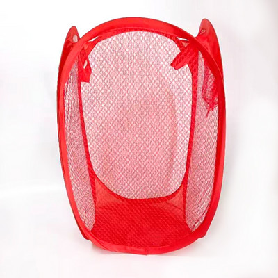 Összehajtható ruhatároló kosarak Hálós mosás Piszkos ruhák Mosókosár Hordozható egyéb cikkek Szervező Játékkonténer Tárolódoboz