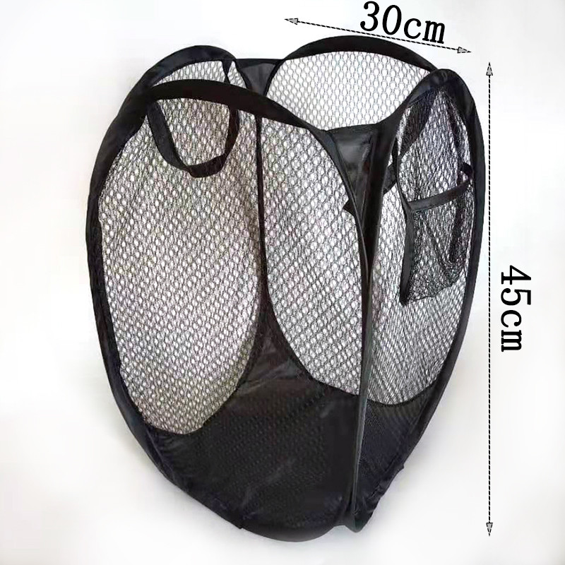 Összehajtható ruhatároló kosarak Hálós mosás Piszkos ruhák Mosókosár Hordozható egyéb cikkek Szervező Játékkonténer Tárolódoboz