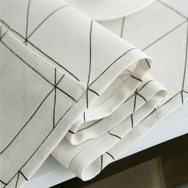 Balts/melns šaha galdiņa raksta drukas lina putekļu necaurlaidīgs vāks mikroviļņu krāsnīm pušķu bumbiņa kabatas ģeometriskais putekļu pārsegs 30x90cm