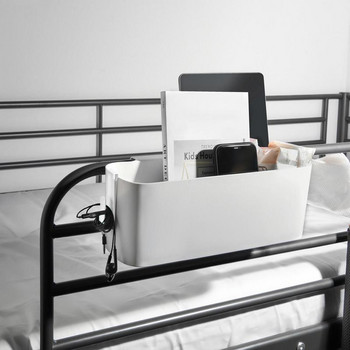 Нощен рафт Органайзер за легло Нощен органайзер за съхранение Caddy Висящи аксесоари за съхранение на легло Нощен рафт за общежитие Двуетажно легло