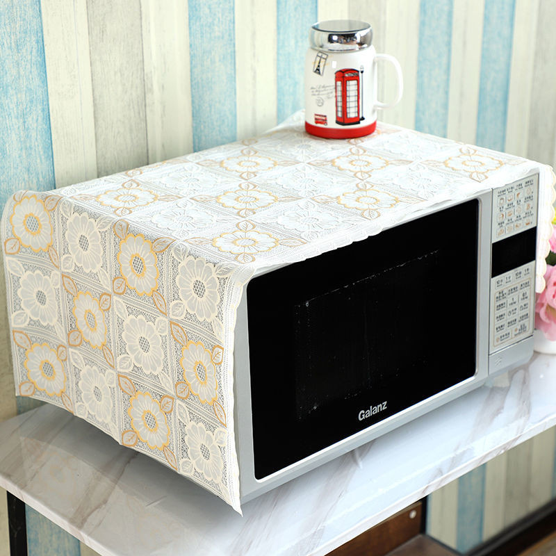 Pastoral vízálló porvédő huzatok mikrohullámú sütőhöz, hűtőhöz, számítógéphez TV-hez, Univerzális olajálló konyhai tartozékokhoz Hordozható