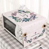 Ziemeļvalstu mikroviļņu krāsns putekļu pārsegs bronzējošs mikroviļņu pārklājuma audums, ūdensizturīgs, eļļas necaurlaidīgs, pretkarsts mājsaimniecības putekļu pārsegs mājas dekorēšanai