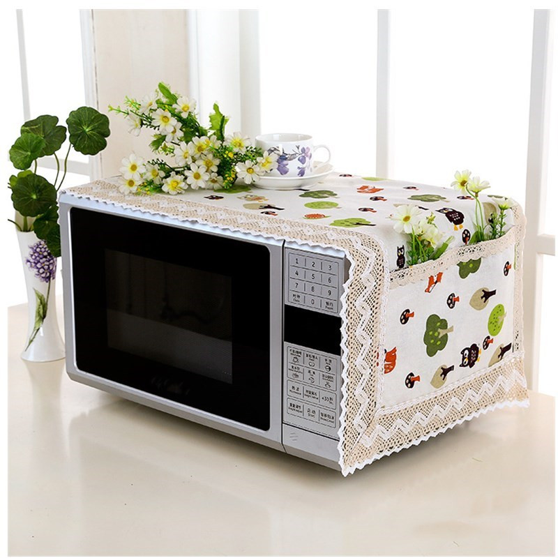 Navlake za mikrovalnu pećnicu Zaštitna navlaka otporna na ulje i prašinu za mikrovalnu pećnicu Kuhinjske potrepštine Kućni dekor s vrećicom za pohranu