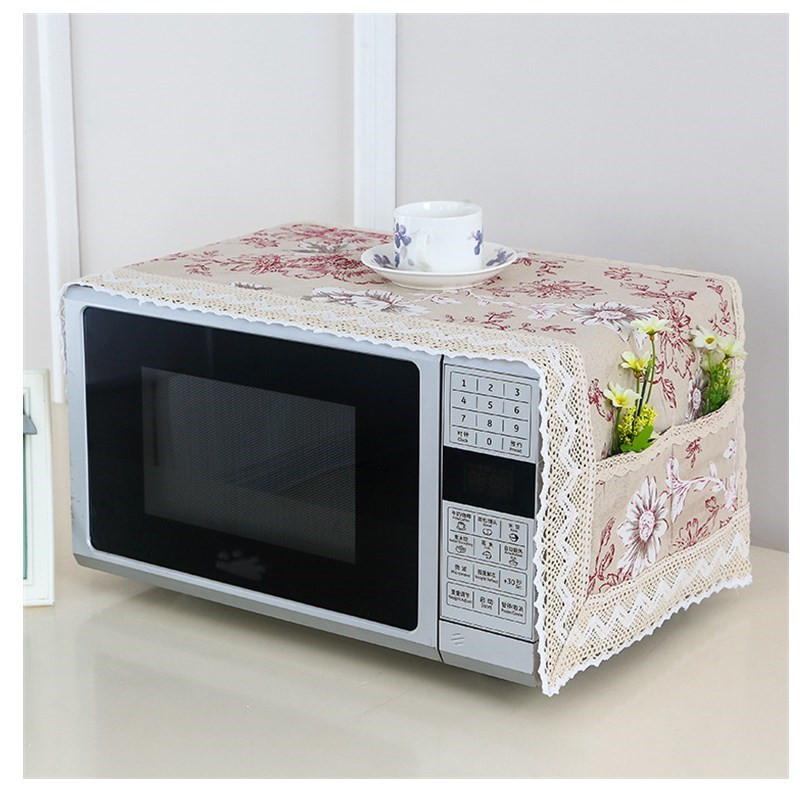 Navlake za mikrovalnu pećnicu Zaštitna navlaka otporna na ulje i prašinu za mikrovalnu pećnicu Kuhinjske potrepštine Kućni dekor s vrećicom za pohranu