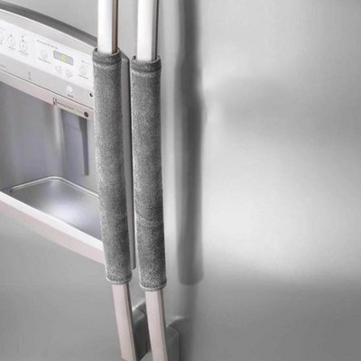 2Pcs Refrigerator Door Handle Cover Kitchen Appliance Decor Handles Antiskid Protector Gloves Fridge Oven Keep off Fingerprints