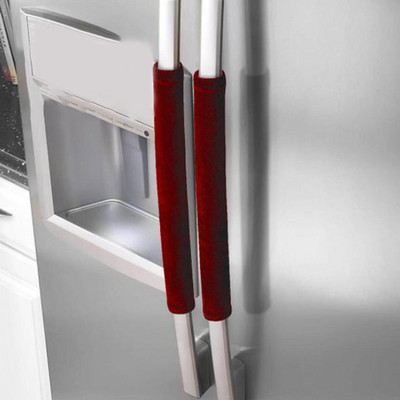 2 tk külmiku uksekäepideme kate Köögimasin Dekoratsioonikäepidemed Libisemisvastased kindad Külmkapp Ahi Hoidke sõrmejälgi